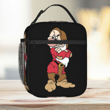 Lunch Bag GRUMPY SNOW WHITE AND THE SEVEN DWARFS Tote Insulated Cooler Kids School Travel