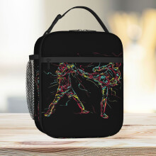 Lunch Bag Kickboxing Tote Insulated Cooler Kids School Travel