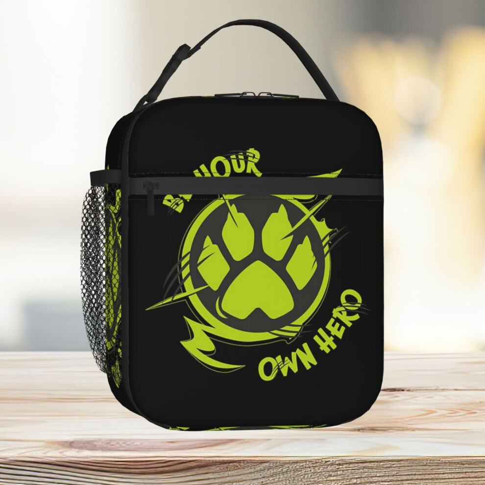 Lunch Bag Miraculous Ladybug - Cat Noir Be Your Own Hero Tote Insulated Cooler Kids School Travel