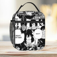 Lunch Bag Aizawa And Yamada Collage Tote Insulated Cooler Kids School Travel