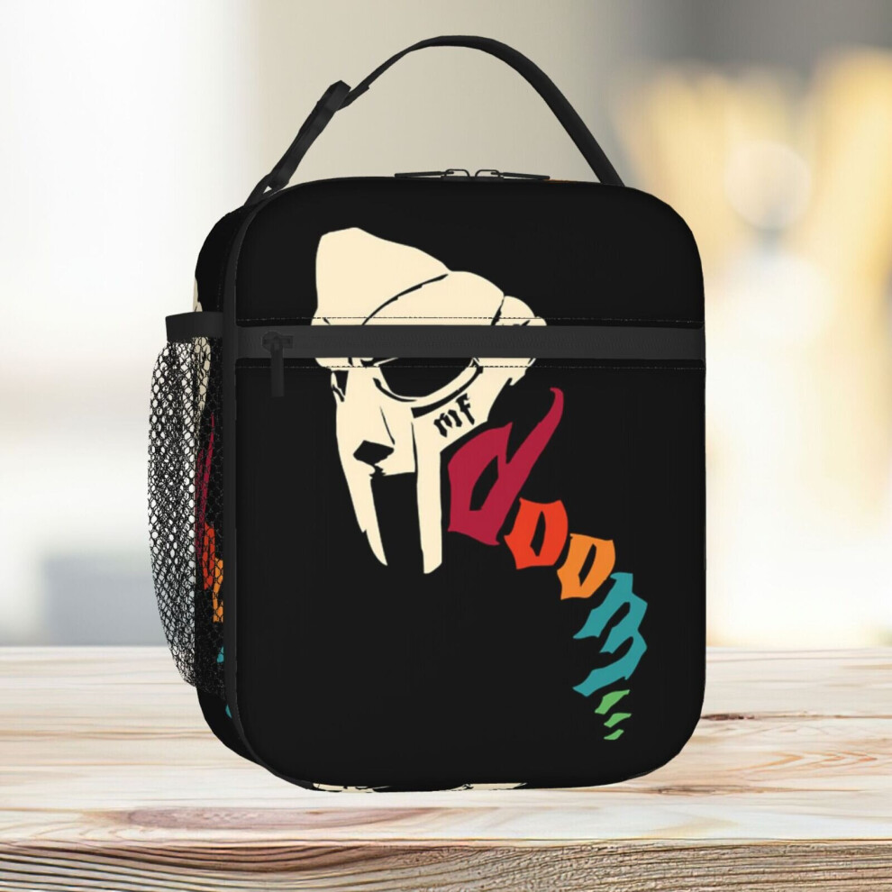 Lunch Bag MF Doom Retro Tote Insulated Cooler Kids School Travel