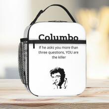 Lunch Bag Columbo Asks Tote Insulated Cooler Kids School Travel