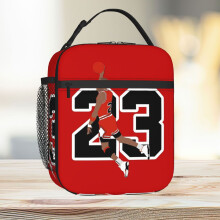 Michael Jordan Lunch Bag Tote - Insulated Cooler, Large Capacity for Kids, School & Travel