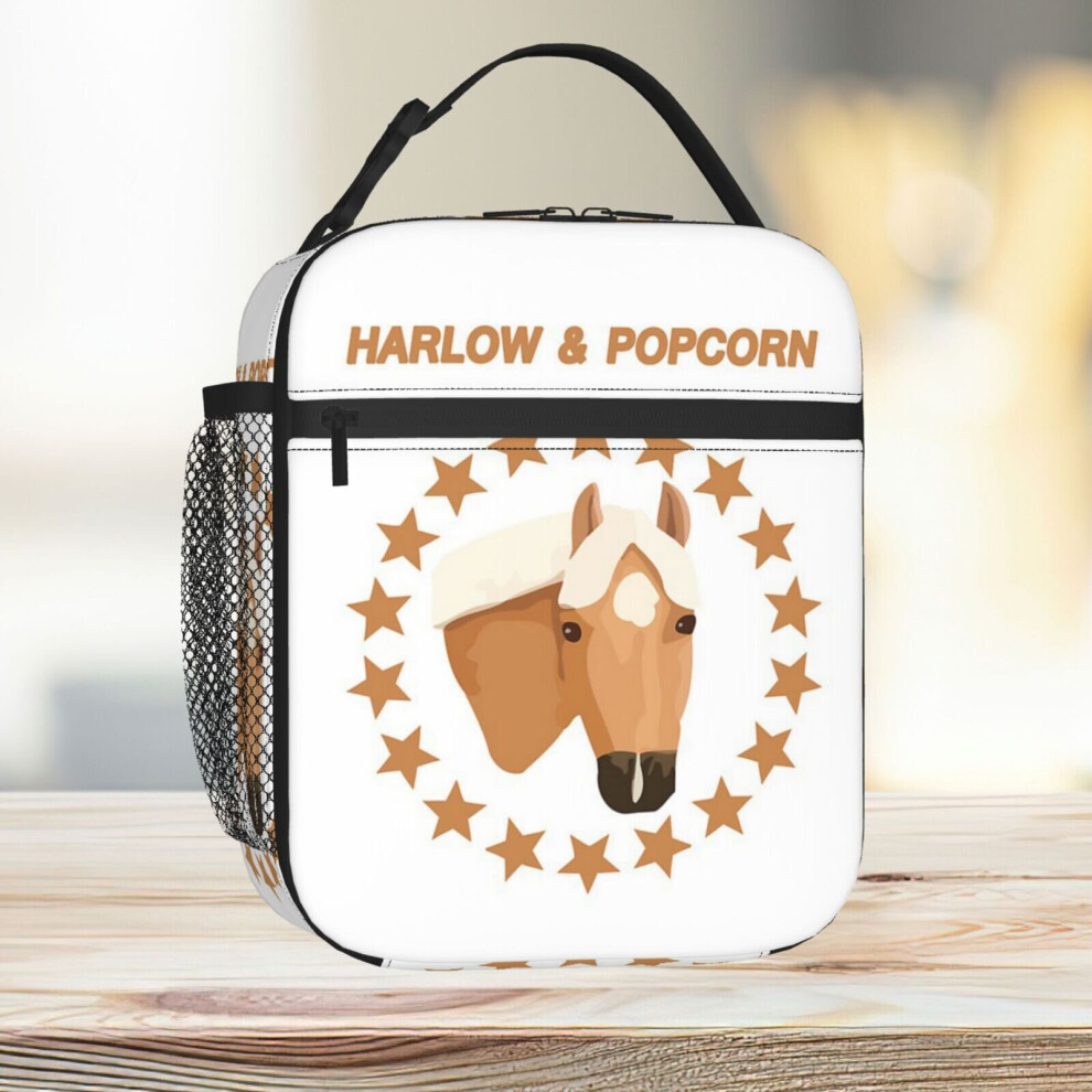 Lunch Bag Harlow And Popcorn Merch Popcorn The Pony Tote Insulated Cooler Kids School Travel