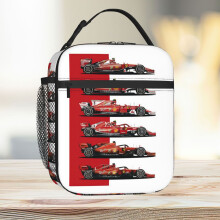 Lunch Bag Sebastian Vettel Cars Tote Insulated Cooler Kids School Travel