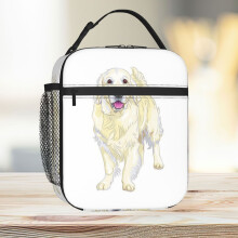 Lunch Bag Golden Retriever Tote Insulated Cooler Kids School Travel