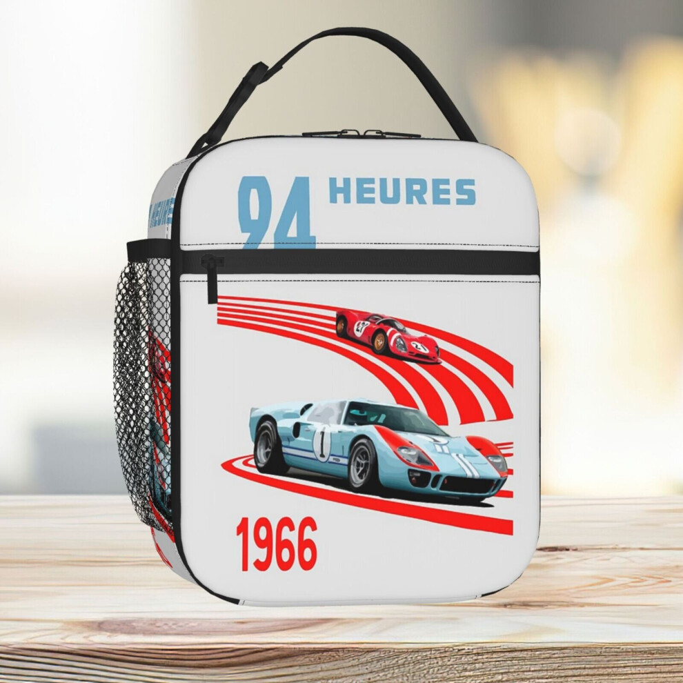 Photos - Food Container Ford vs Ferrari 24h '66 Tote Insulated Lunch Bag - Large Capacity Cooler for Kids, School & Travel