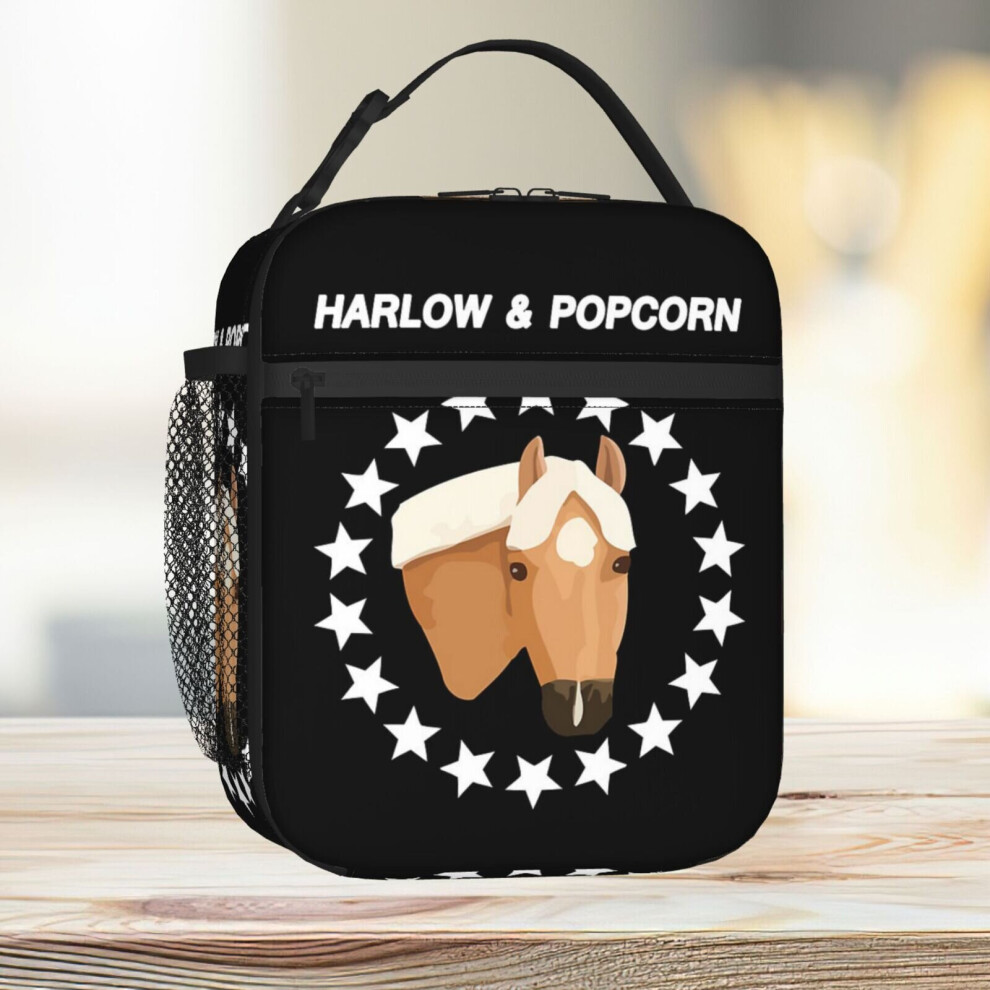 Famgem Lunch Bag Harlow And Popcorn Merch Popcorn The Pony Tote Insulated Cooler Kids School Travel