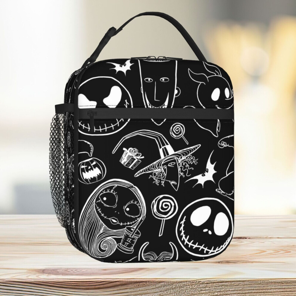 Lunch Bag Nightmare Before Christmas Tote Insulated Cooler Kids School Travel