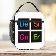 Lunch Bag Creative Suite Designer Icons Tote Insulated Cooler Kids School Travel