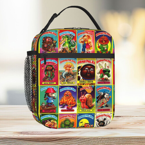 Lunch Bag Garbage Pail KIds Tote Insulated Cooler Kids School Travel