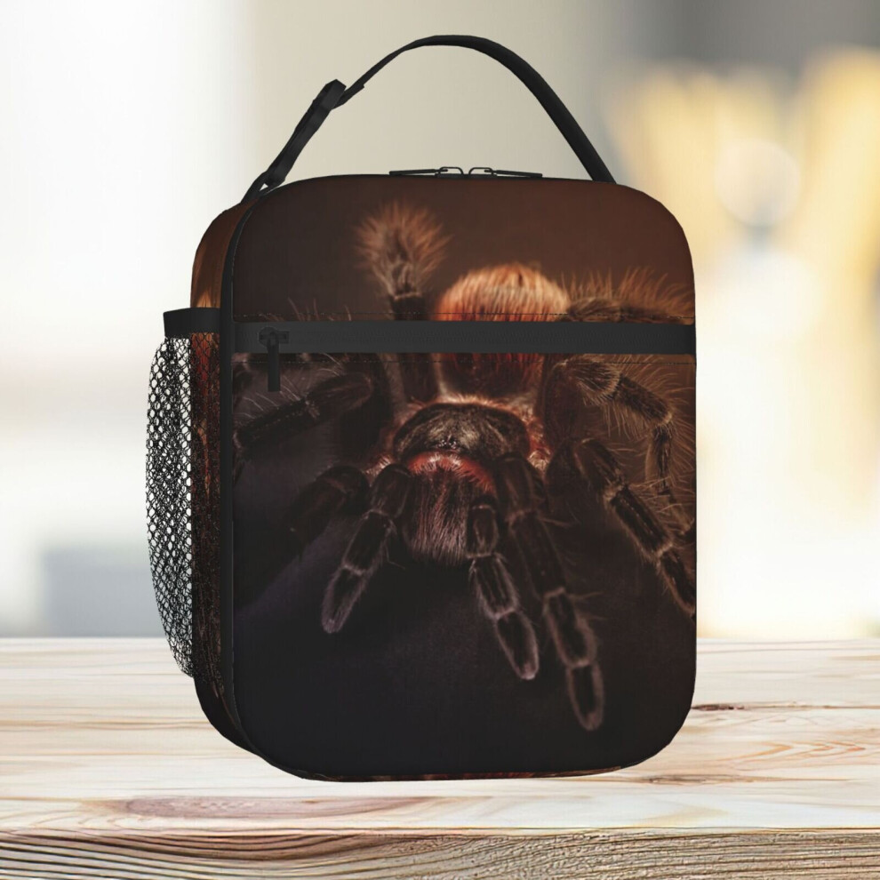 Famgem Lunch Bag Tarantula Tote Insulated Cooler Kids School Travel