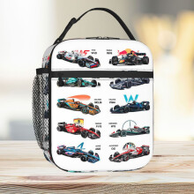 Lunch Bag F1 All Cars 2022 Tote Insulated Cooler Kids School Travel