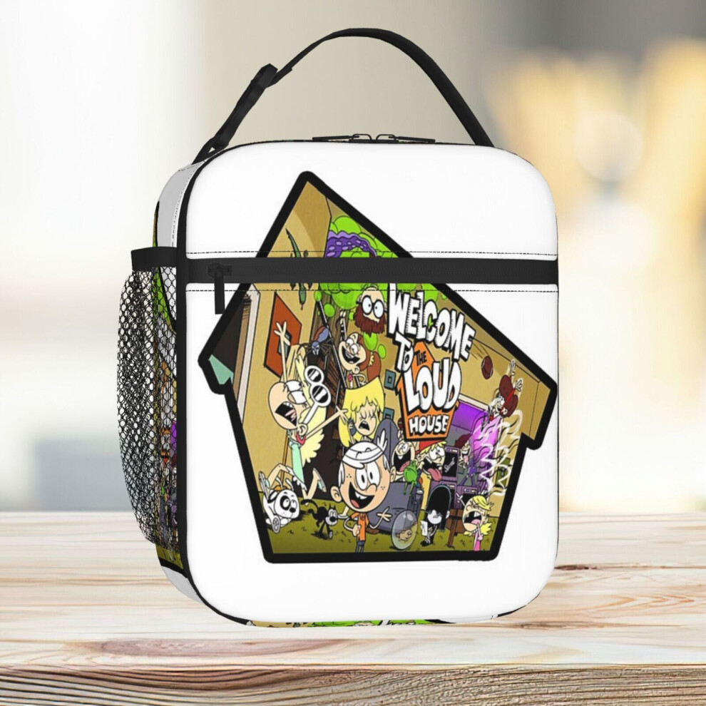 Lunch Bag Welcome To The Loud House Tote Insulated Cooler Kids School Travel