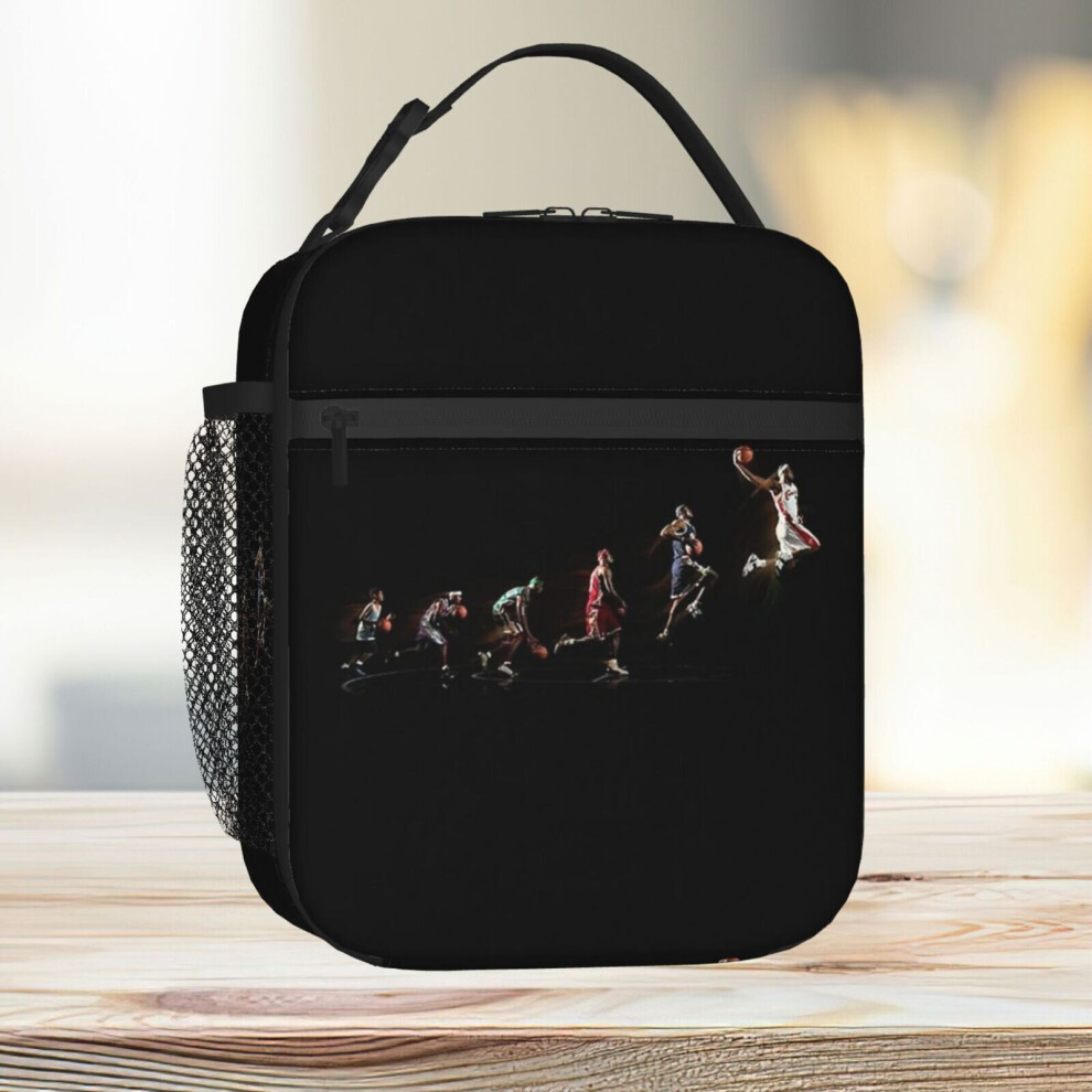 Lunch Bag Lebron James Tote Insulated Cooler Kids School Travel