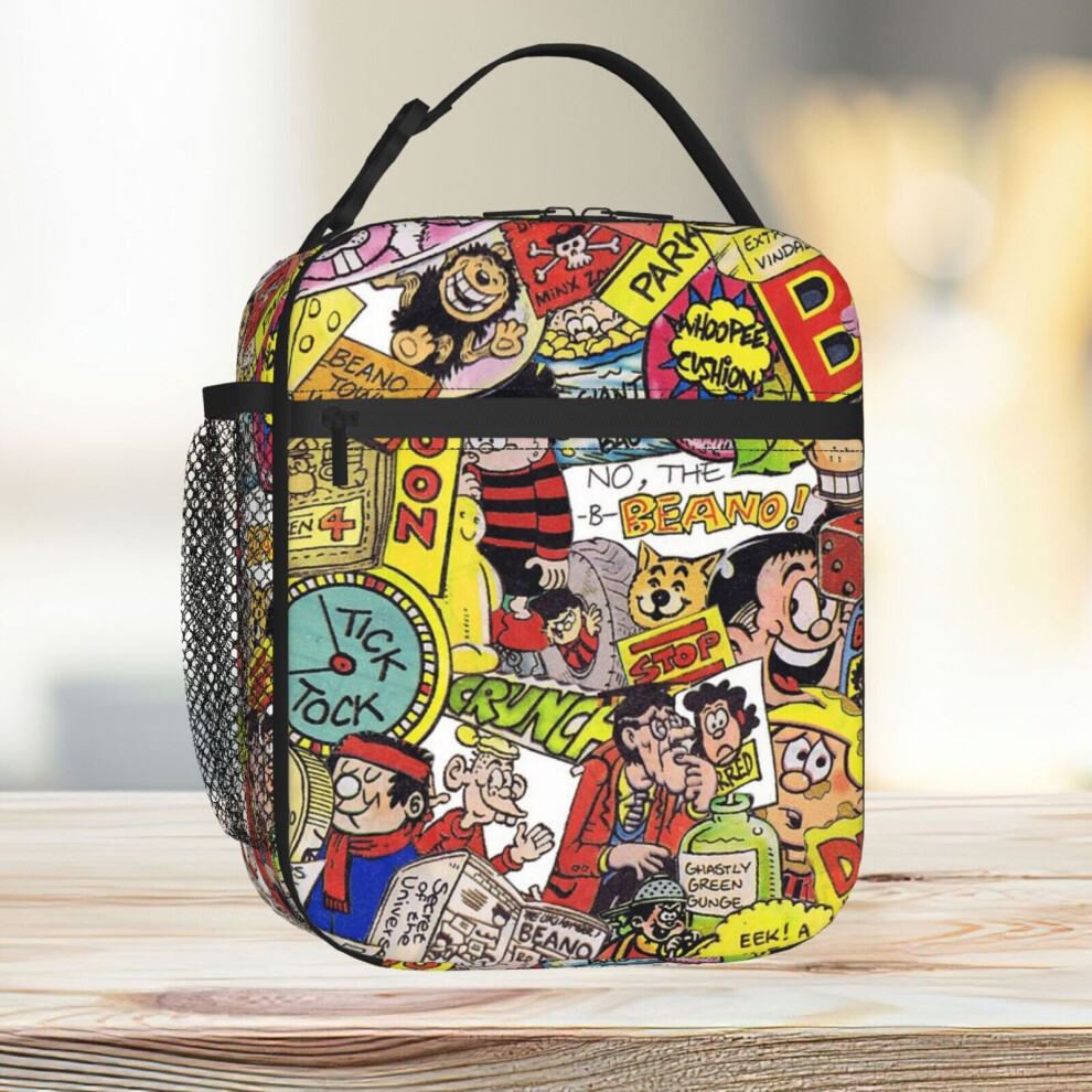 Famgem Lunch Bag Beano Tote Insulated Cooler Kids School Travel