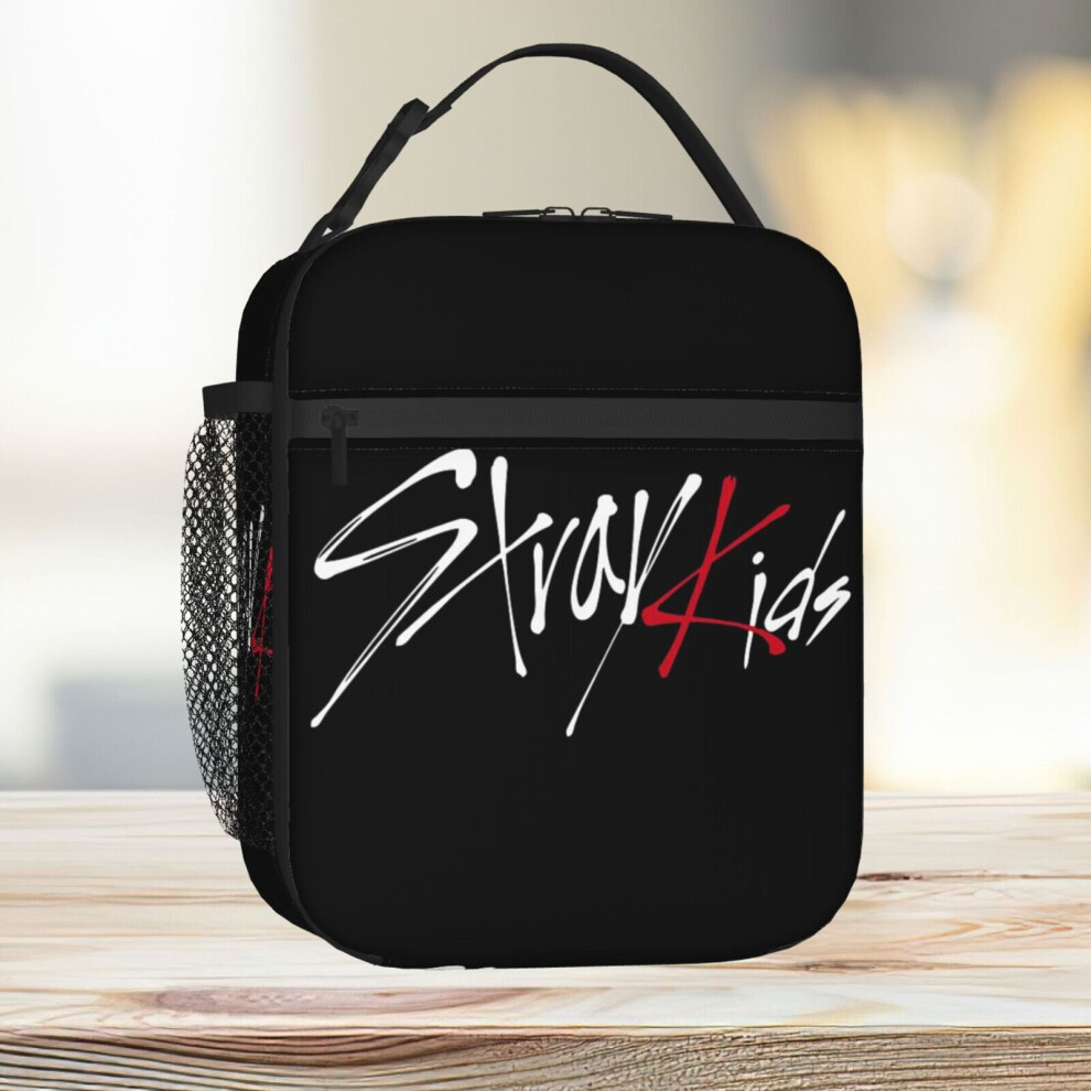 Lunch Bag Stray Kids Logo Tote Insulated Cooler Kids School Travel