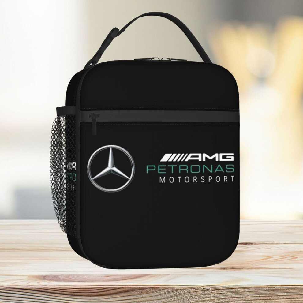 Famgem Lunch Bag Motorsport Tote Insulated Cooler Kids School Travel
