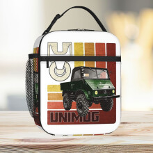 Lunch Bag Unimog Retro Tote Insulated Cooler Kids School Travel