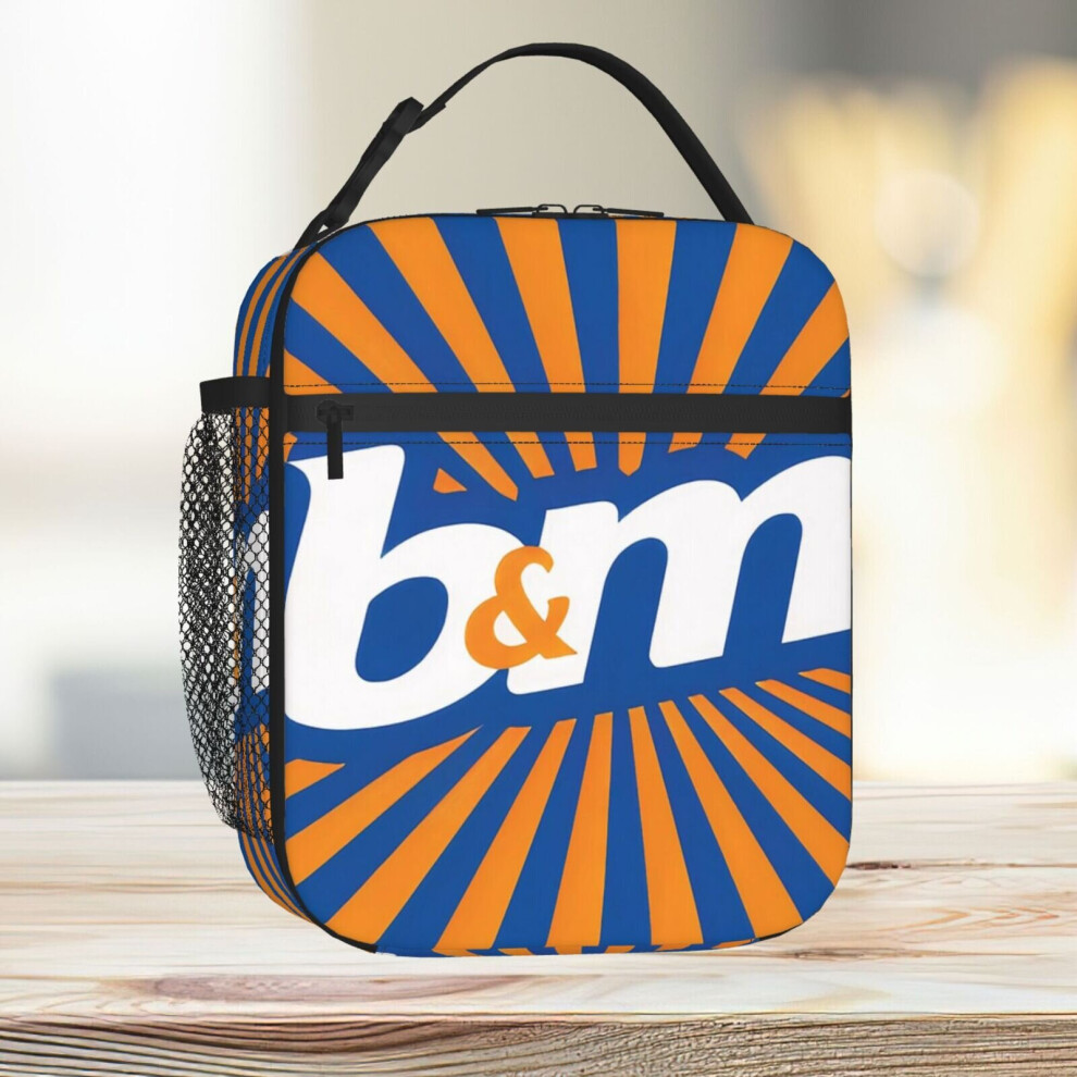 Lunch Bag B M B And M Tote Insulated Cooler Kids School Travel on OnBuy