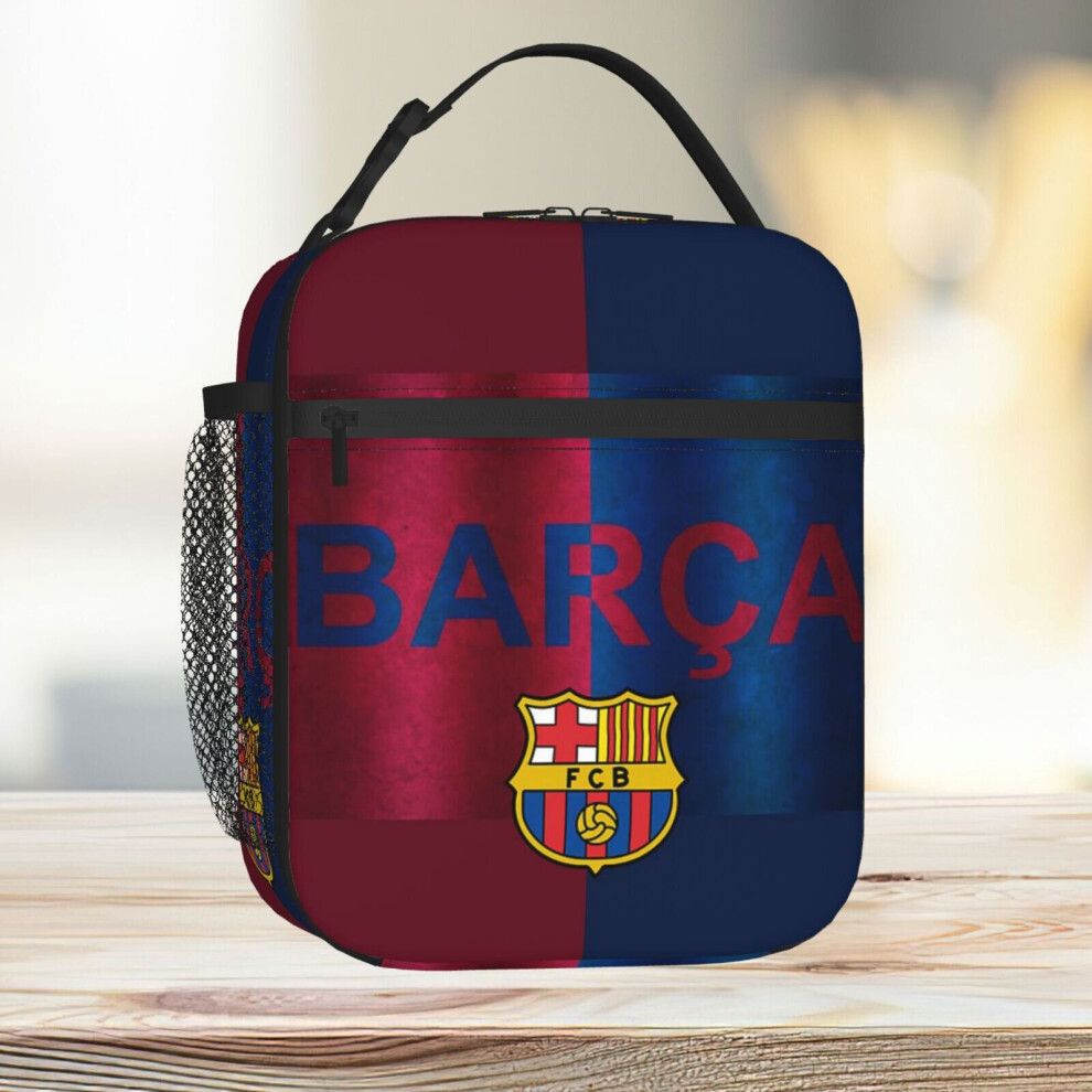 Lunch Bag FC Barcelona Tote Insulated Cooler Kids School Travel