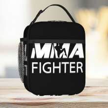 Lunch Bag MMA Fighter Tote Insulated Cooler Kids School Travel