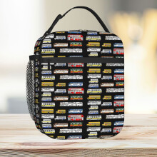 Lunch Bag Buses: Kids Insulated Tote - Slim Yet Spacious Cooler for School, Travel & Picnics