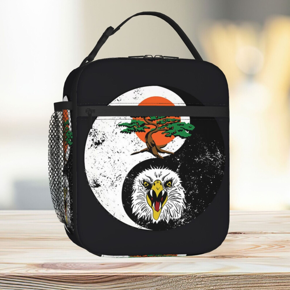 Lunch Bag Miyagi Do Karate Tree Logo And Eagle Fang Karate Tote Insulated Cooler Kids School Travel