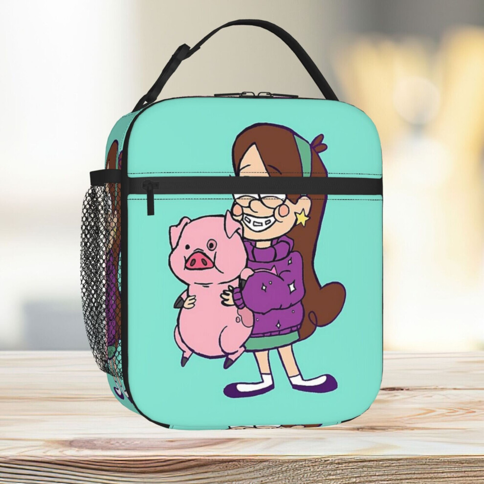 Lunch Bag Gravity Falls Mabel Tote Insulated Cooler Kids School Travel