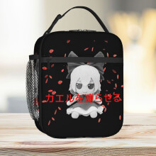 Lunch Bag Cirno Fumo Abstract Design Touhou Cirno Tote Insulated Cooler Kids School Travel
