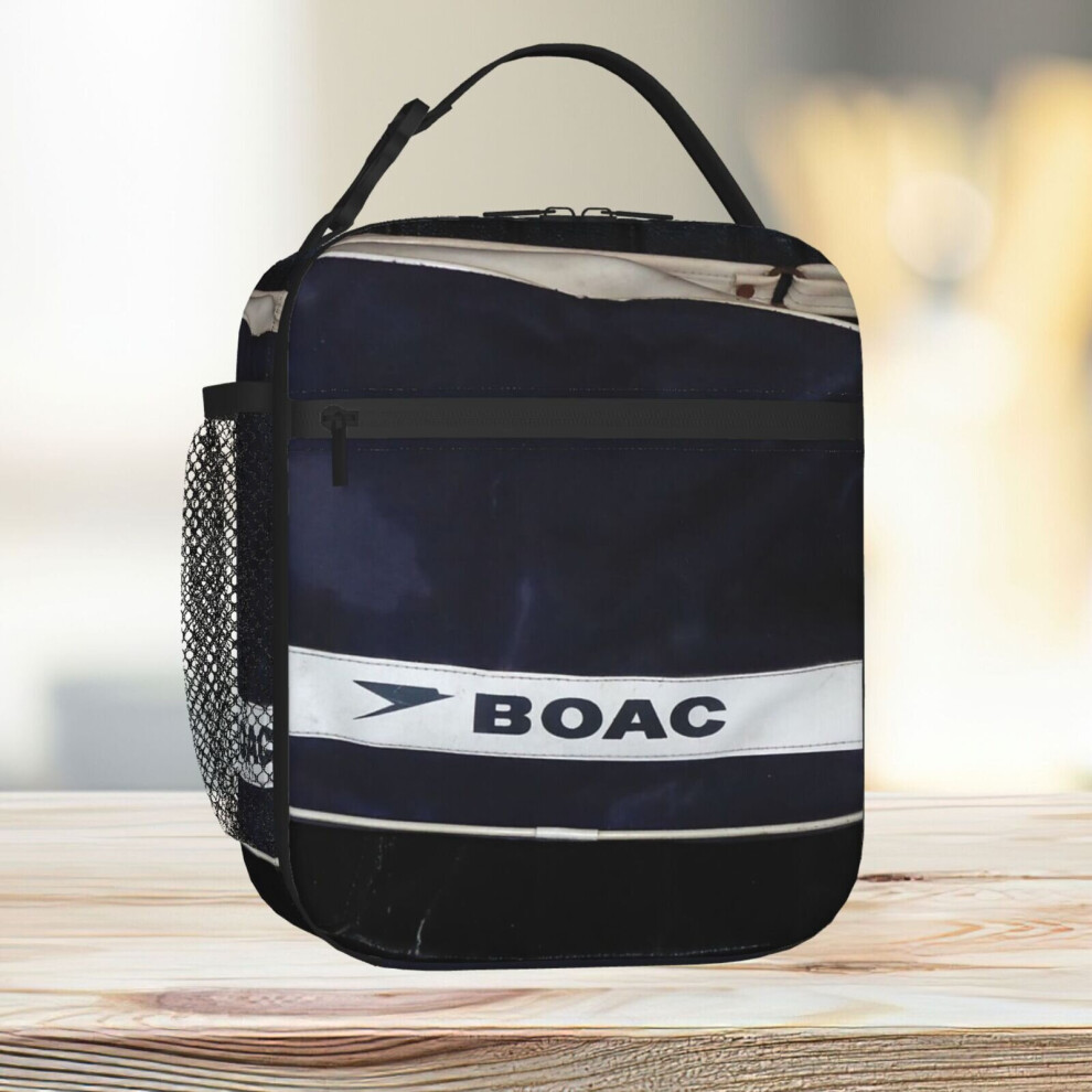 Lunch Bag BOAC Speedbird Logo Bag. Tote Insulated Cooler Kids School Travel