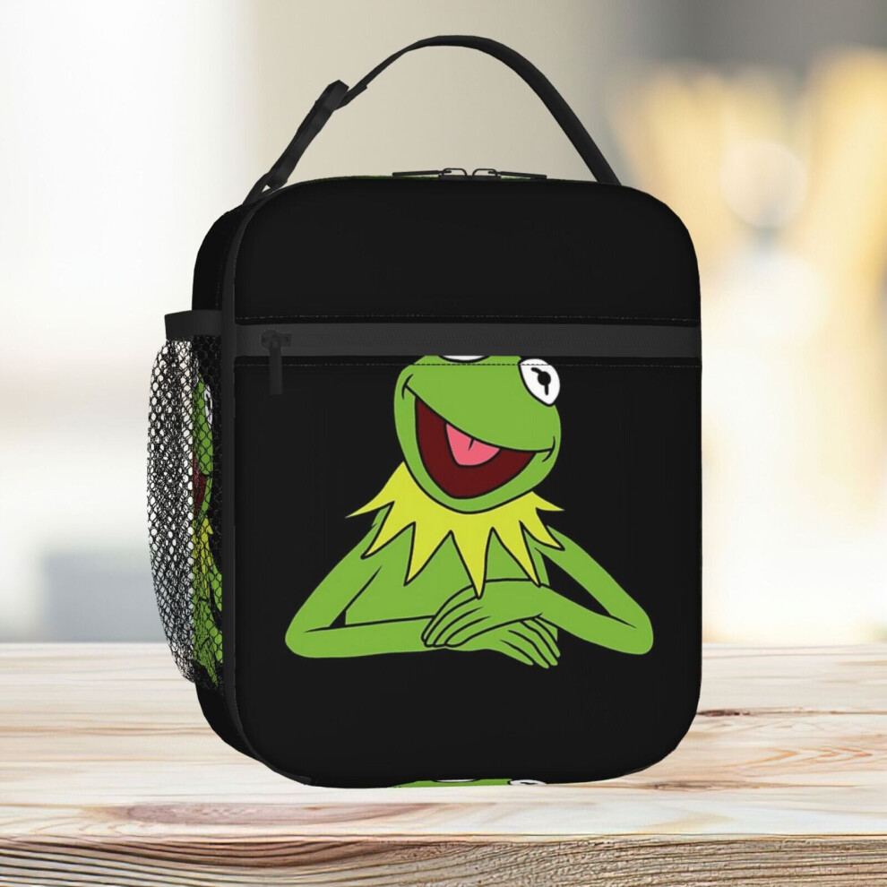 Lunch Bag Kermit The Frog Tote Insulated Cooler Kids School Travel