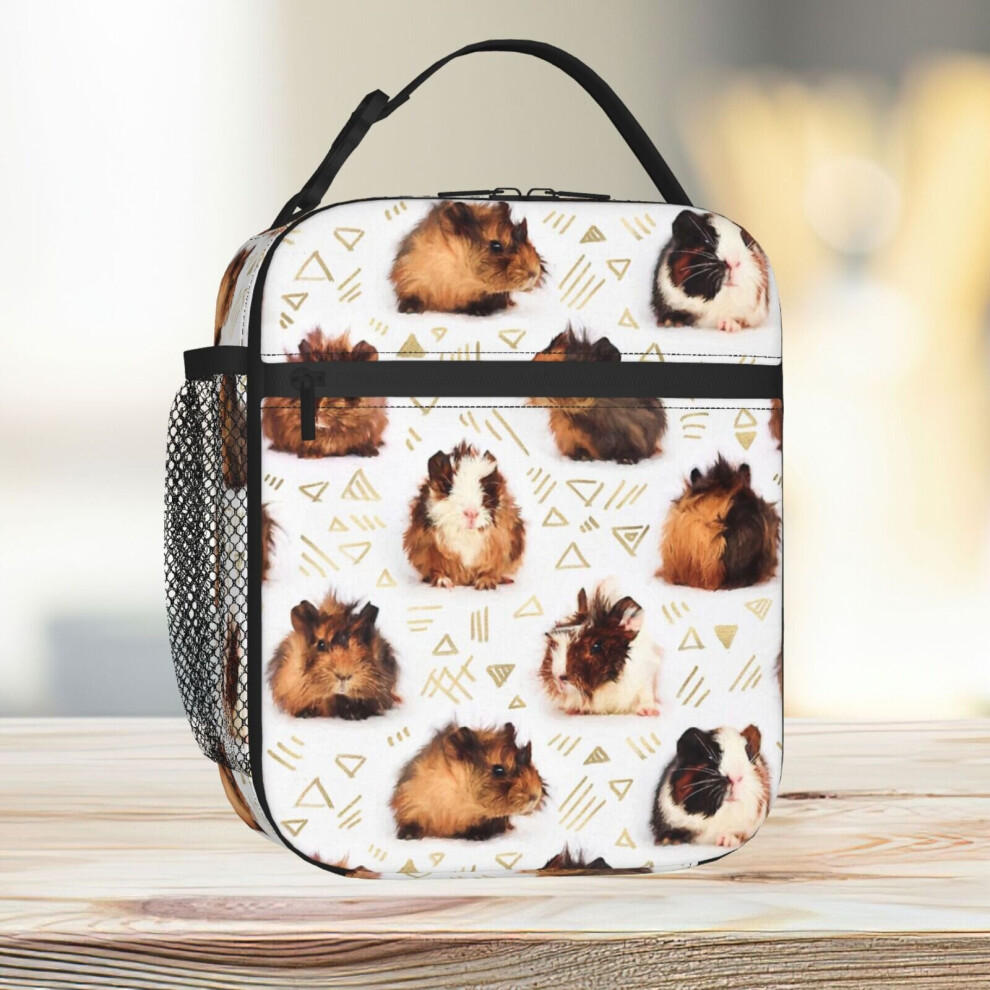 Lunch Bag The Guinea Pig Tote Insulated Cooler Kids School Travel