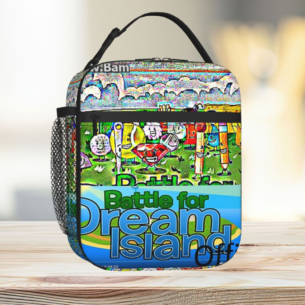 Lunch Bag A BFDI Tote Insulated Cooler Kids School Travel