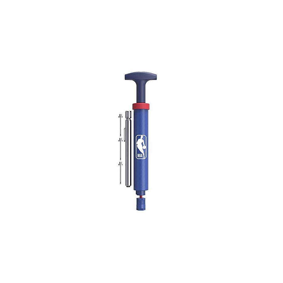 ball pump set NBA DRV PUMP KIT, including pressure gauge and 3 needles, plastic, Blue