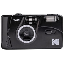 M38 35mm Film Camera - Focus Free, Powerful Built-in Flash, Easy to Use (Starry Black)