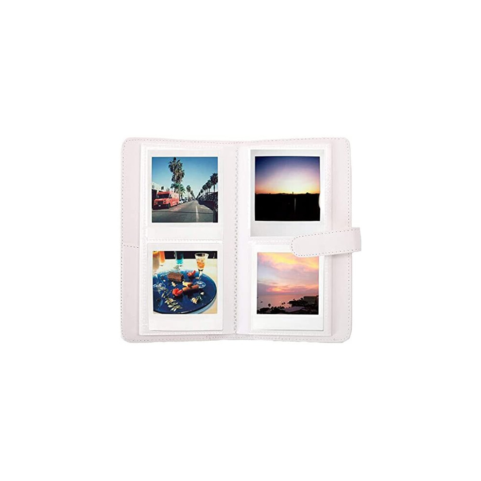 Mini Photo Album for Fujifilm Instax Square SQ6, 80 Pockets Premium PU Leather Film Wallet for Instax Square SQ1/SQ10/SQ20/SQ6 Instax Camera and SHARE