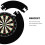 SU077 | Dartboard Surround Durable Lightweight EVA Jigsaw Ring Design, Black 4
