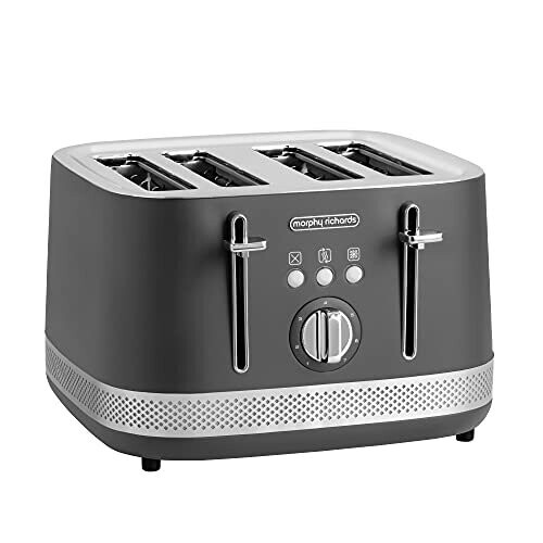 248022 Illumination Stainless Steel 4 Slice Toaster Titanium