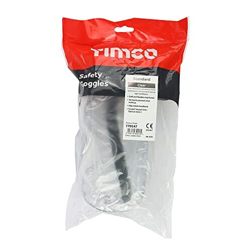 TIMco Clear Standard Safety Goggles 2