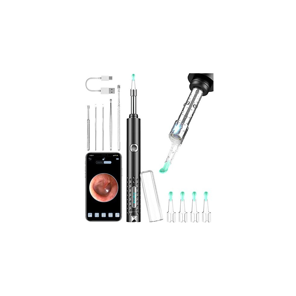 Ear Cleaner Ear Camera, Earwax Remover Tool 1080P FHD Wireless Ear Wax Removal Kit 3.9mm Ear Camera Otoscope with 6 LED Lights, Ear Scope Endoscope