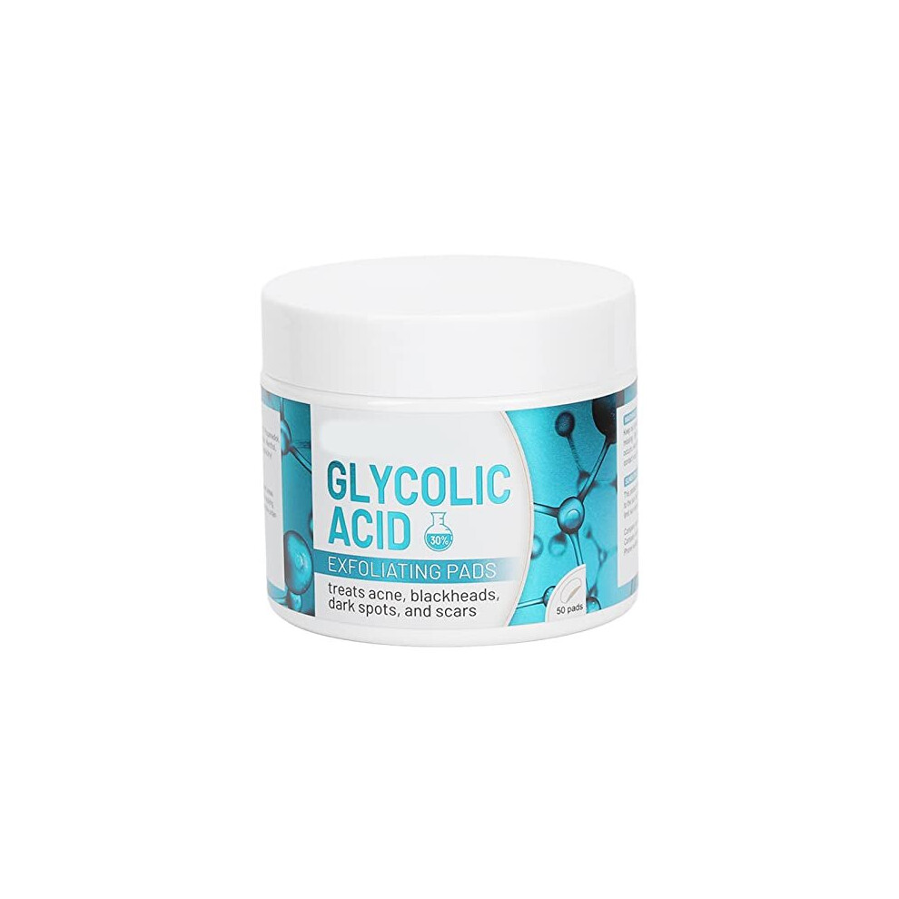 Zyyini Glycolic Acid Pads, Salicylic Acid Pad 30% Acne Wipe, Exfoliating And Resurfacing Pads For Removing Acne & Scar 50Pcs