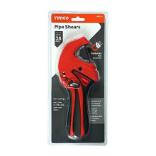 Pipe Shears - Hard Wearing - Fast Cutting V-Shaped Blade - Excellent for Use on Plastic Pipe - 0-42mm