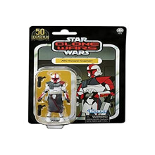 Star Wars Vintage Collection Klonkrig 3.75 Tum Actionfigur Exklusiv - Arc Trooper Captain (Röd) VC213
