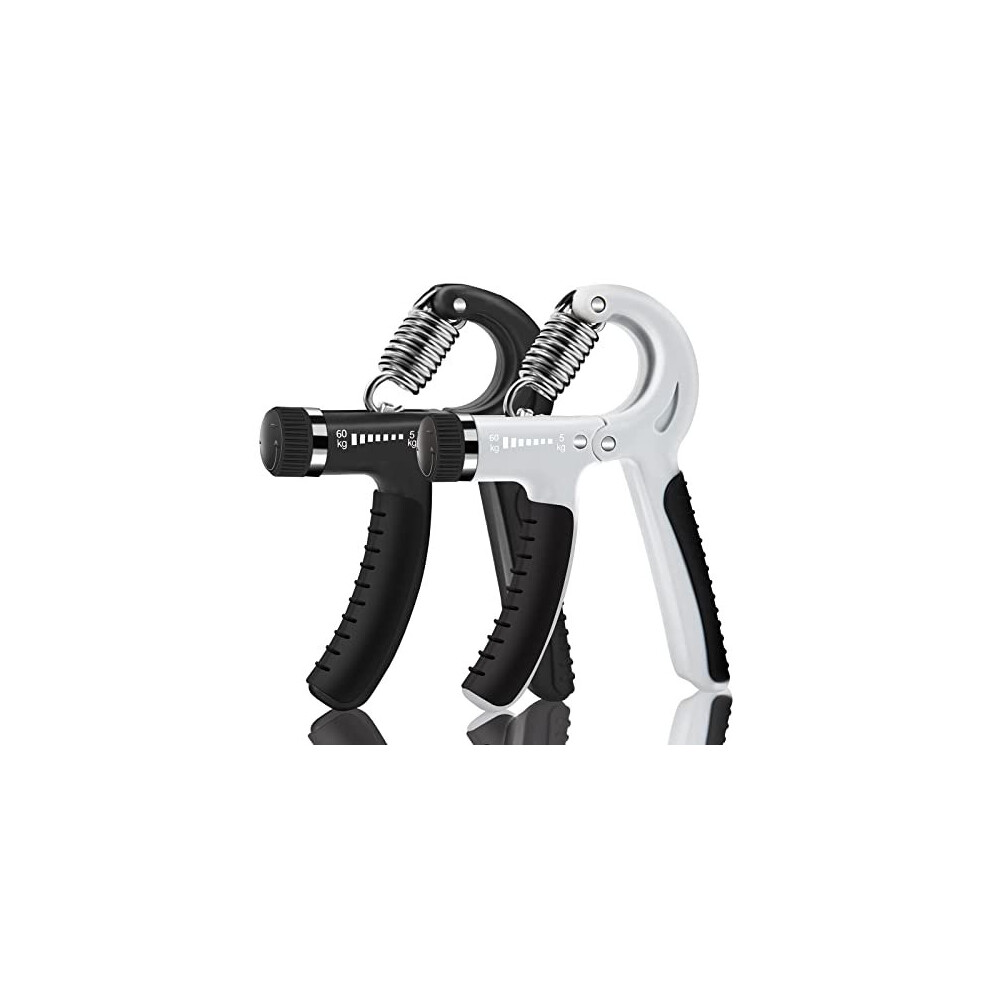 hand grips strengthener exercises finger strength and wrist strength. The grip strength can be adjusted from 5kg-60kg. Two grippers are included in