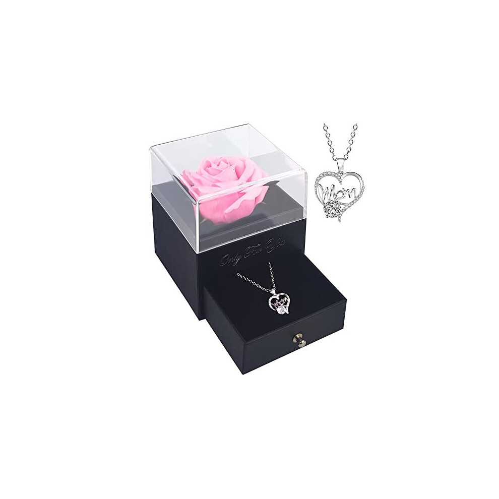 Mum Birthday Gifts,Eternal Rose Flowers from Daughter/Son,Romantic Mum Birthday Gifts with Gift Box for Mom Mothers Day Valentines Day Christmas