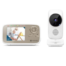 VM483 - Video Baby Monitors - Video Baby Monitor - 2.8 Inch Parental Unit - Infrared - Digital Zoom - Talk-Back Function, White (VM 483)
