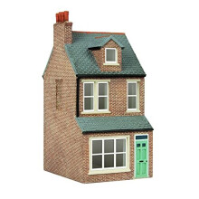Victorian Terrace House Right Middle. Buildings.