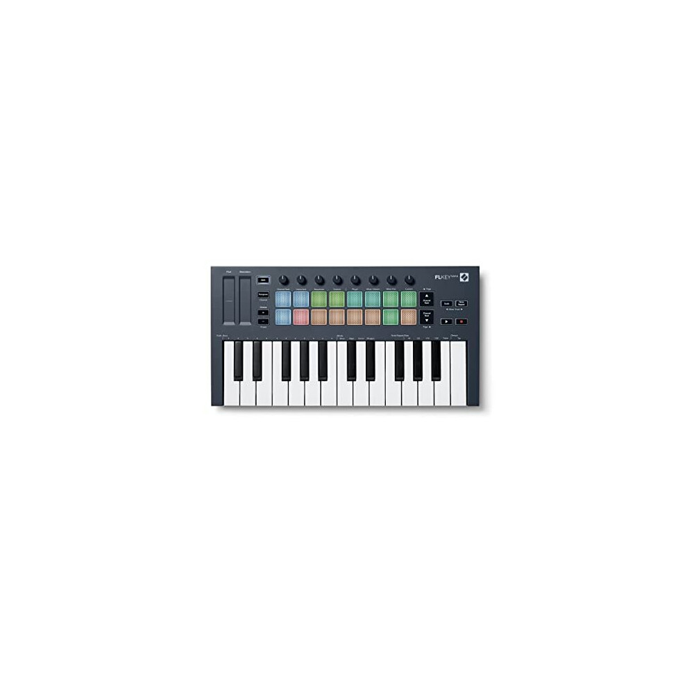 FLkey Mini â Portable 25-Key, USB, MIDI Keyboard Controller With FL Studio Integration For Music Production