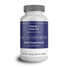 Hey Nutrition Omega-3 Fish Oil 2000mg - High EPA & DHA - 60 Softgels